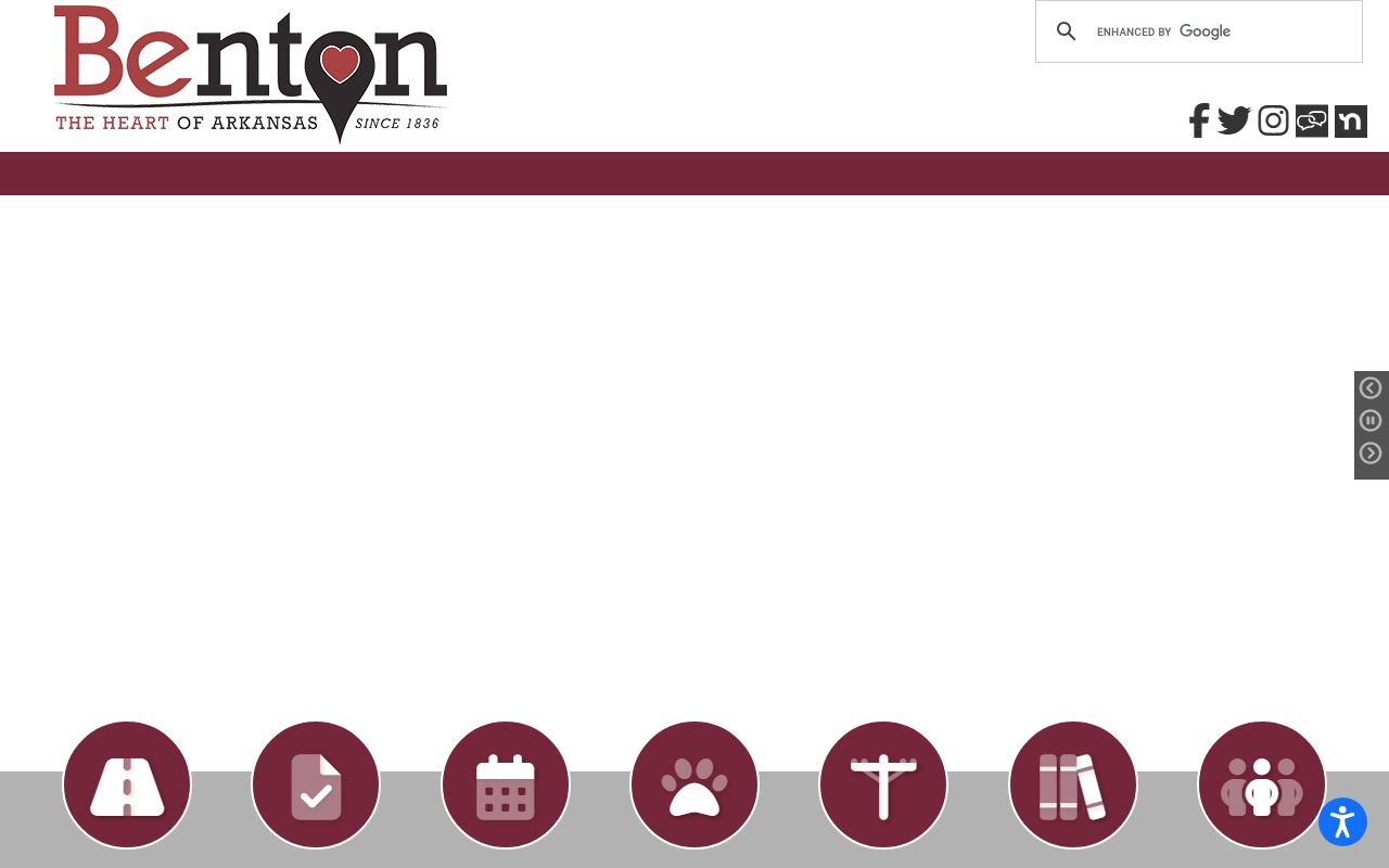 Benton City Clerk municipal records website