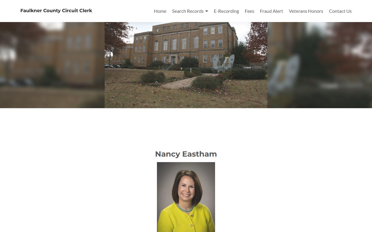 Conway Faulkner County Circuit Clerk court records