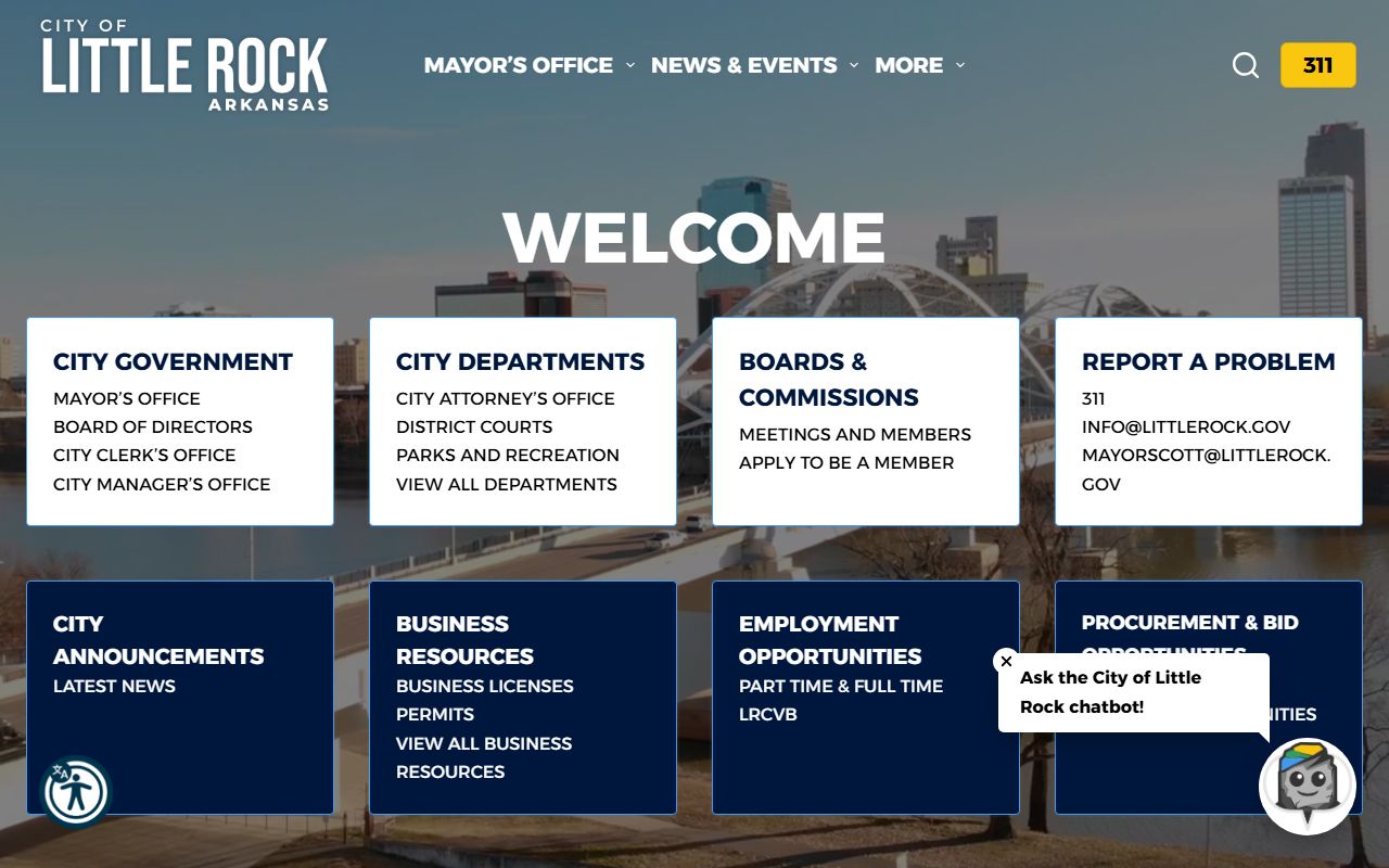 Little Rock City Clerk records access