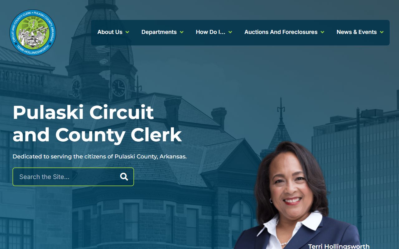 Little Rock Pulaski County Circuit Clerk court records portal
