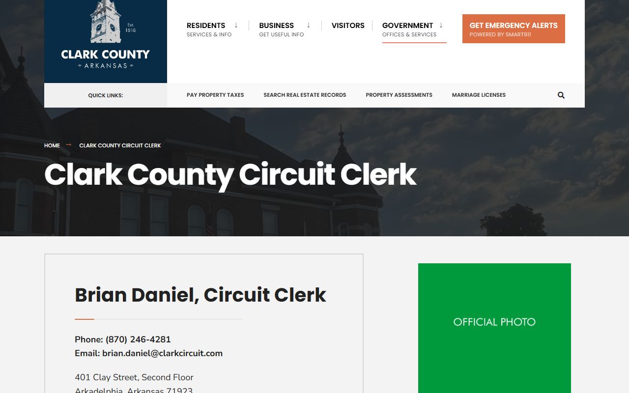 Clark County Circuit Clerk website - Clark County Court Records