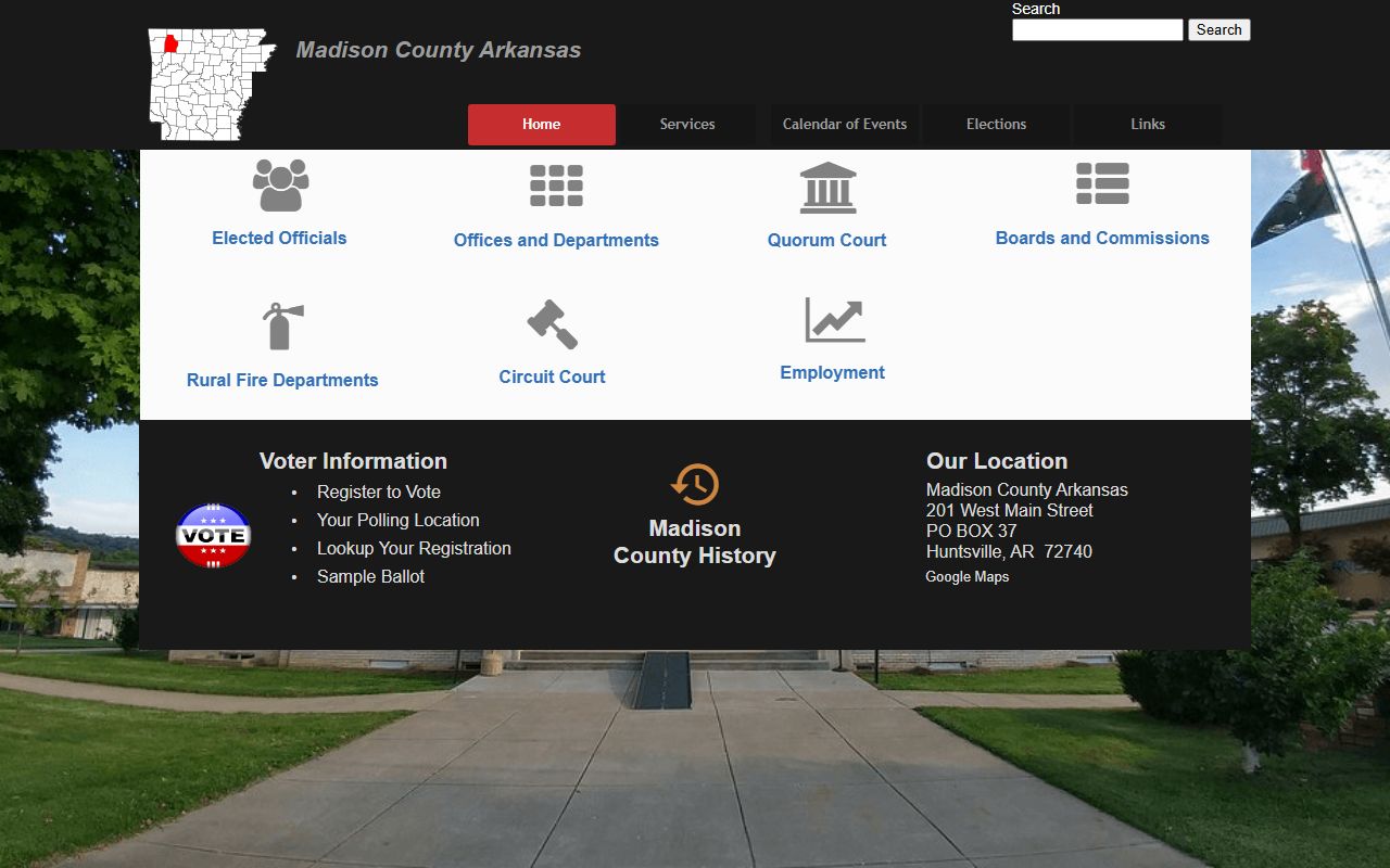 Madison County government website