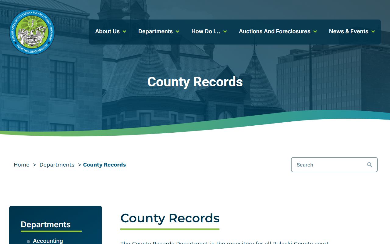 Pulaski County County Records property documents portal