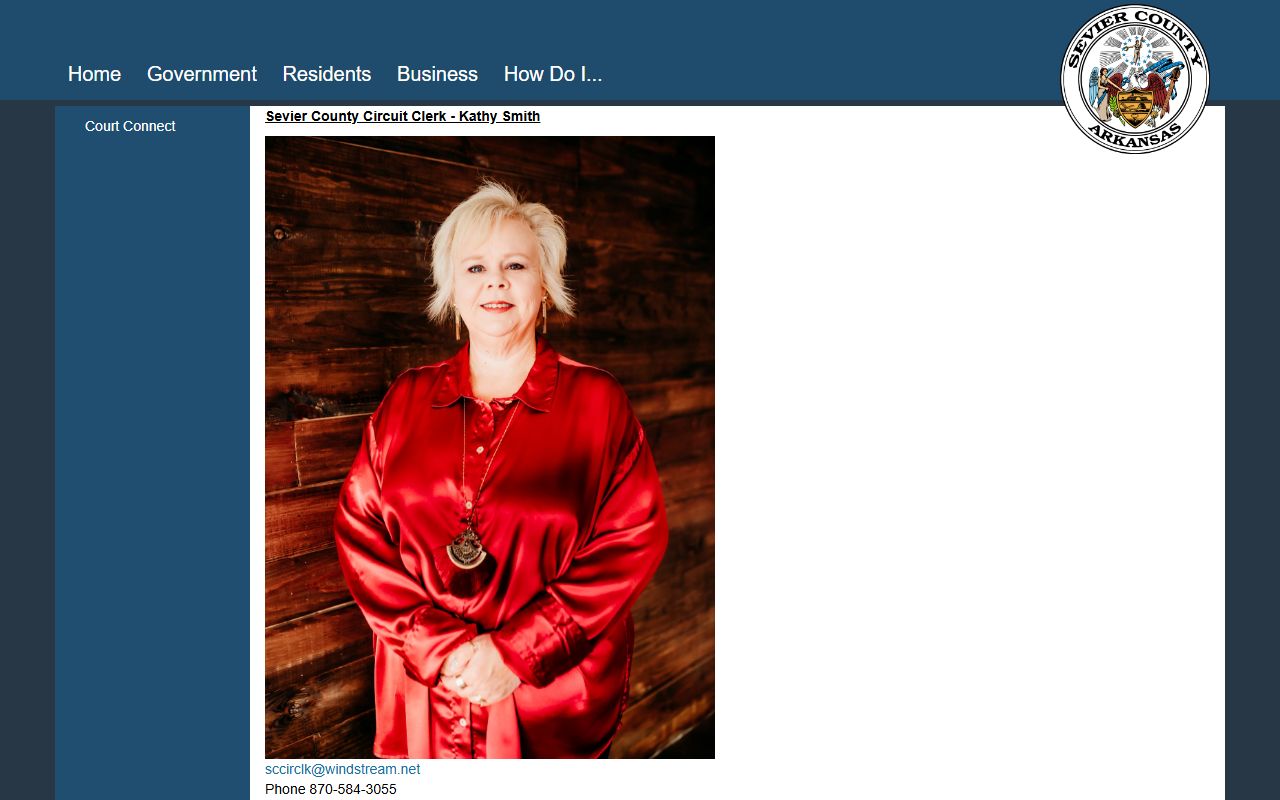 Sevier County Circuit Clerk department court records