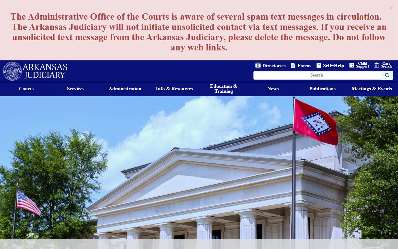 Arkansas Judiciary Official Website - Arkansas Court Records